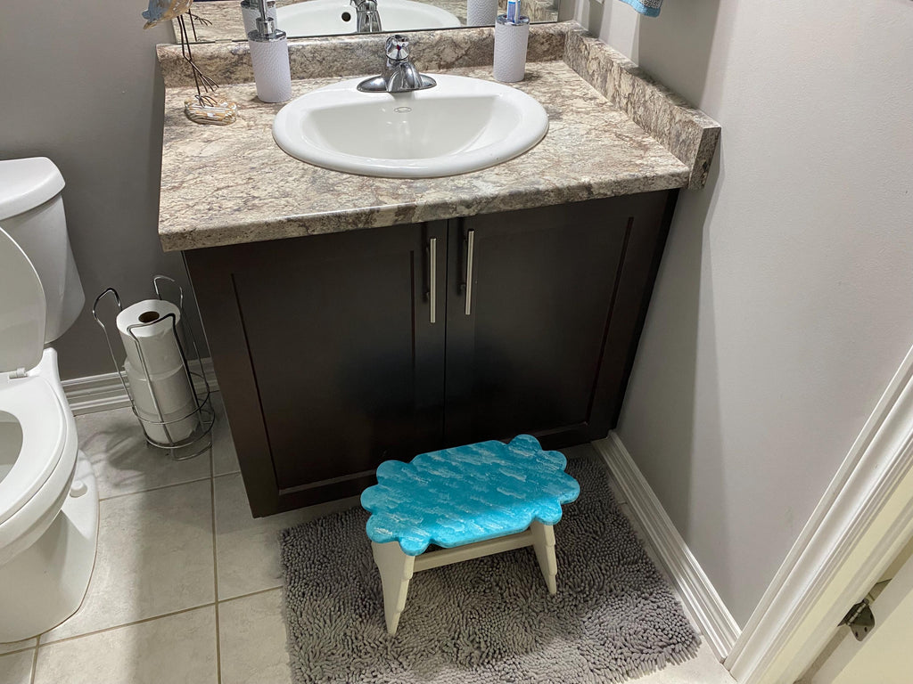 3 Step Stool CNC Plans, Beginner Woodworking Files for DIY Wooden Stool