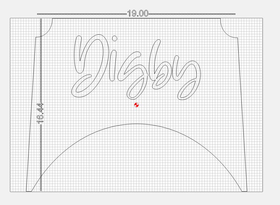 CNC plan for a tall dog dish holder