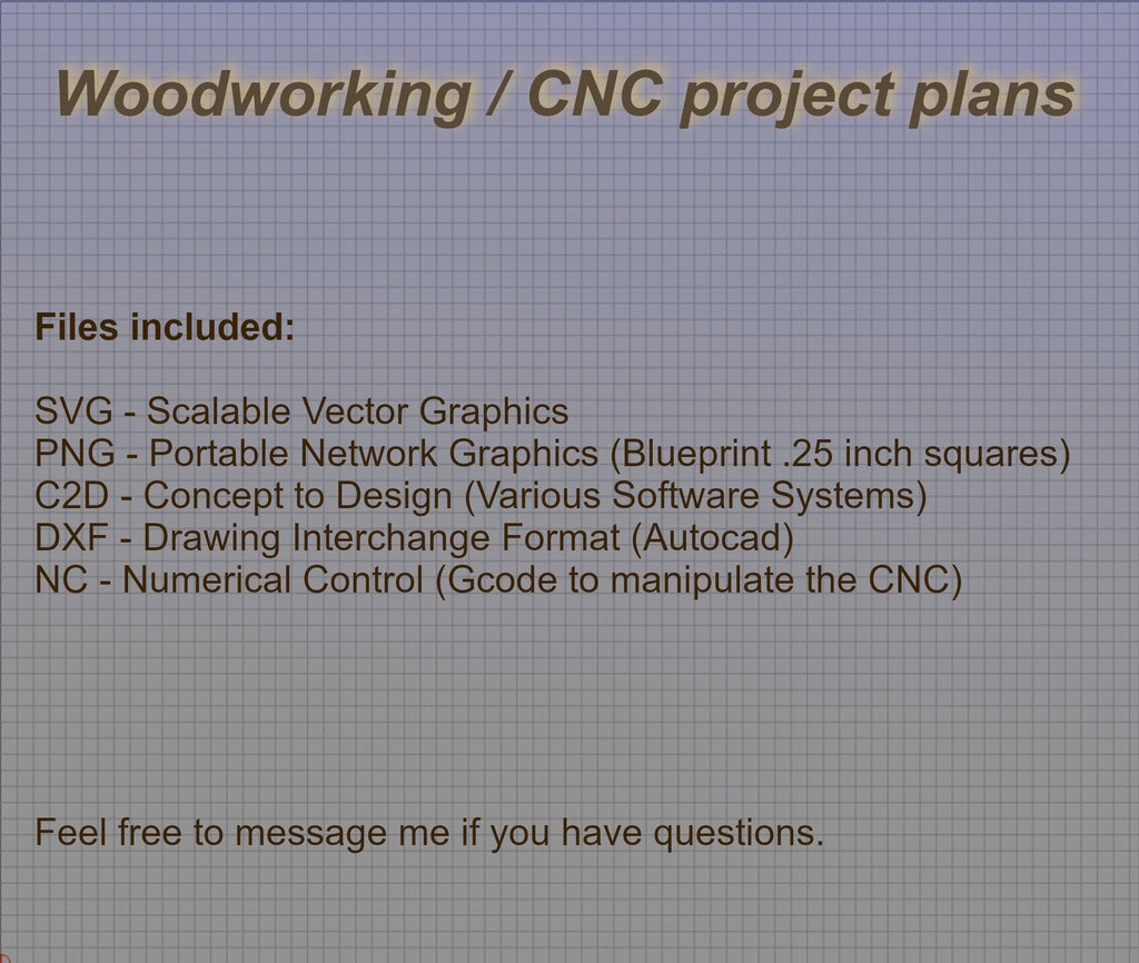 CNC plan for a tall dog dish holder