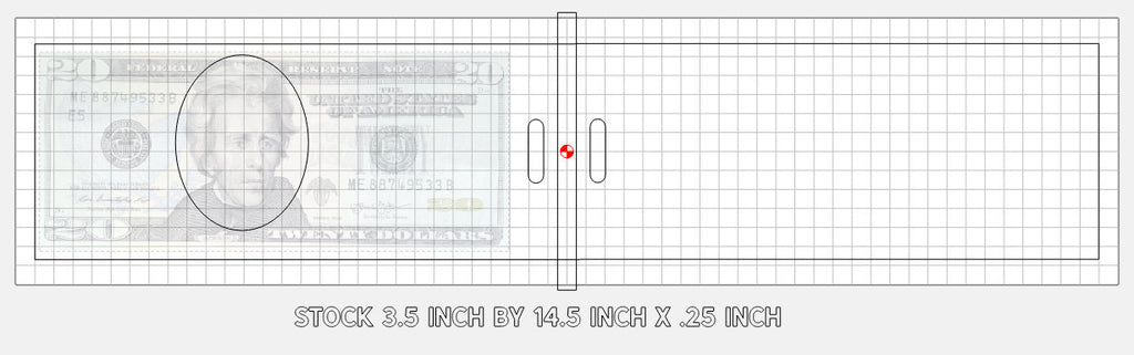 CNC plan for Wooden gift card and money holders