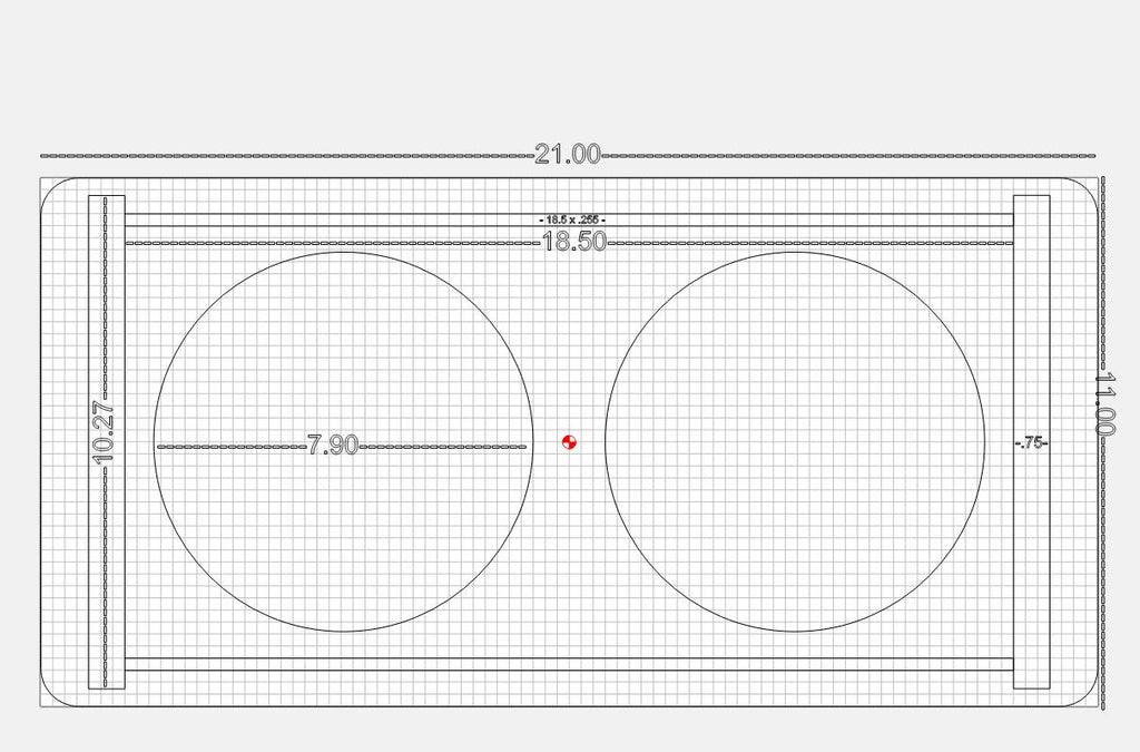 CNC plan for a tall dog dish holder