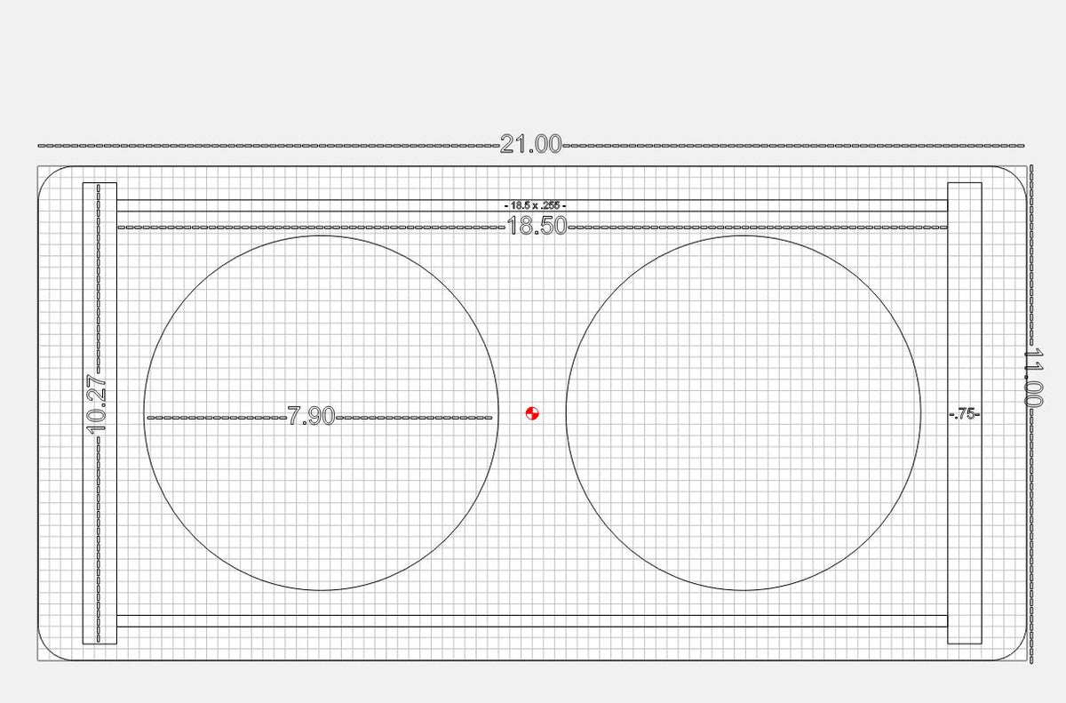 CNC plan for a tall dog dish holder