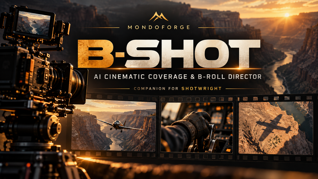 B-Shot — AI Cinematic Coverage & B-Roll Director