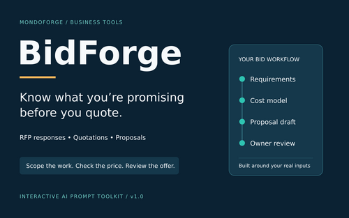BidForge - RFP, Quotation & Proposal Director - BidForge_Product_Image