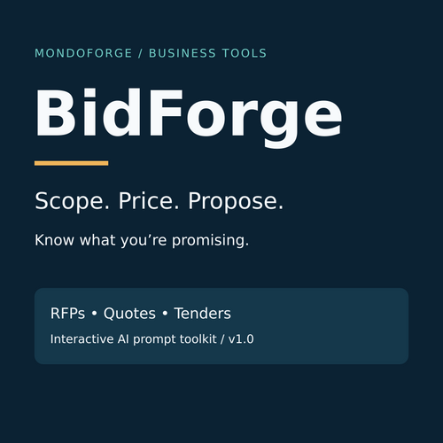 BidForge - RFP, Quotation & Proposal Director - BidForge_Thumbnail
