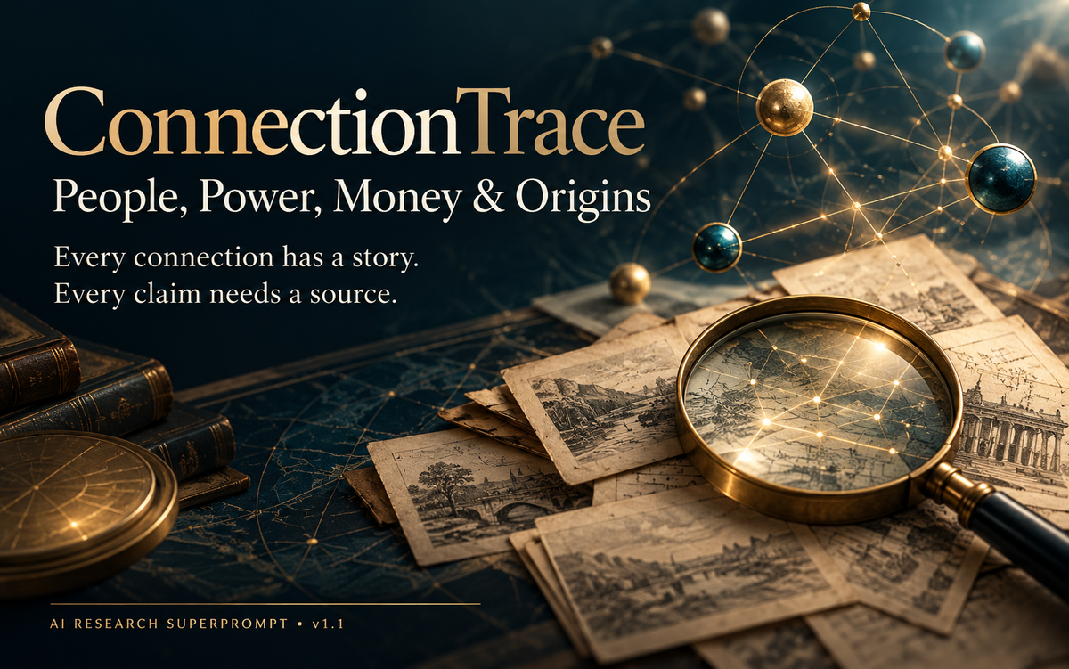 ConnectionTrace - People, Power, Money & Origins - ConnectionTrace_Product_Image