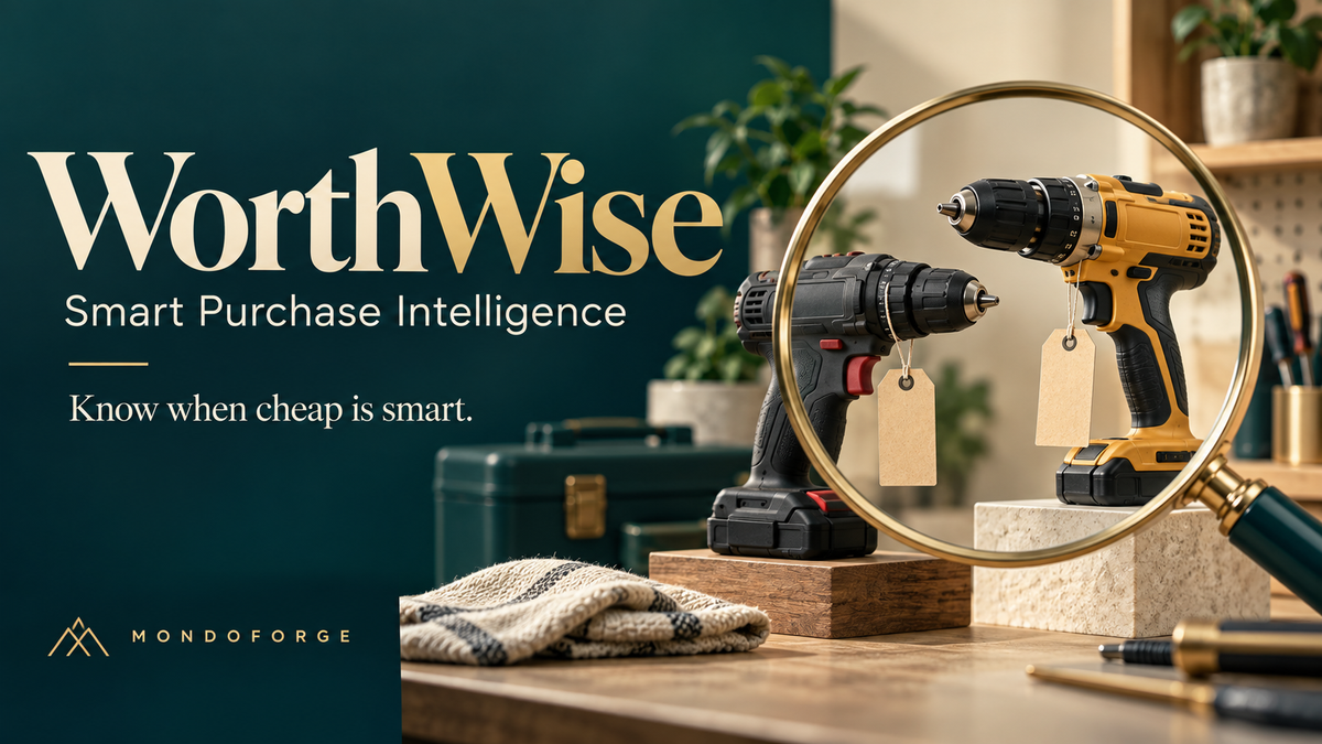 WorthWise - Smart Purchase Intelligence - Cover