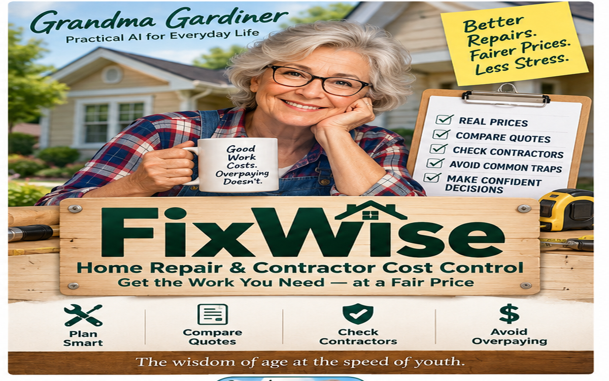 FixWise home repair and contractor cost control