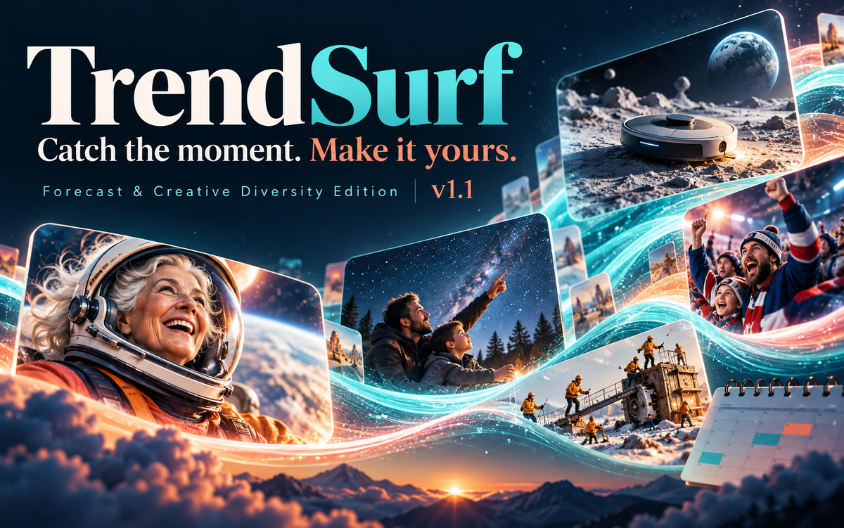 TrendSurf - Forecast & Creative Diversity Edition - TrendSurf-Cover