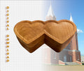 CNC plan for wedding ring heart box