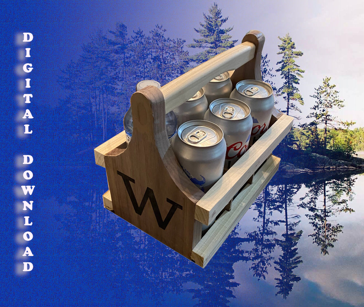 CNC plans for sustainably designed beverage totes