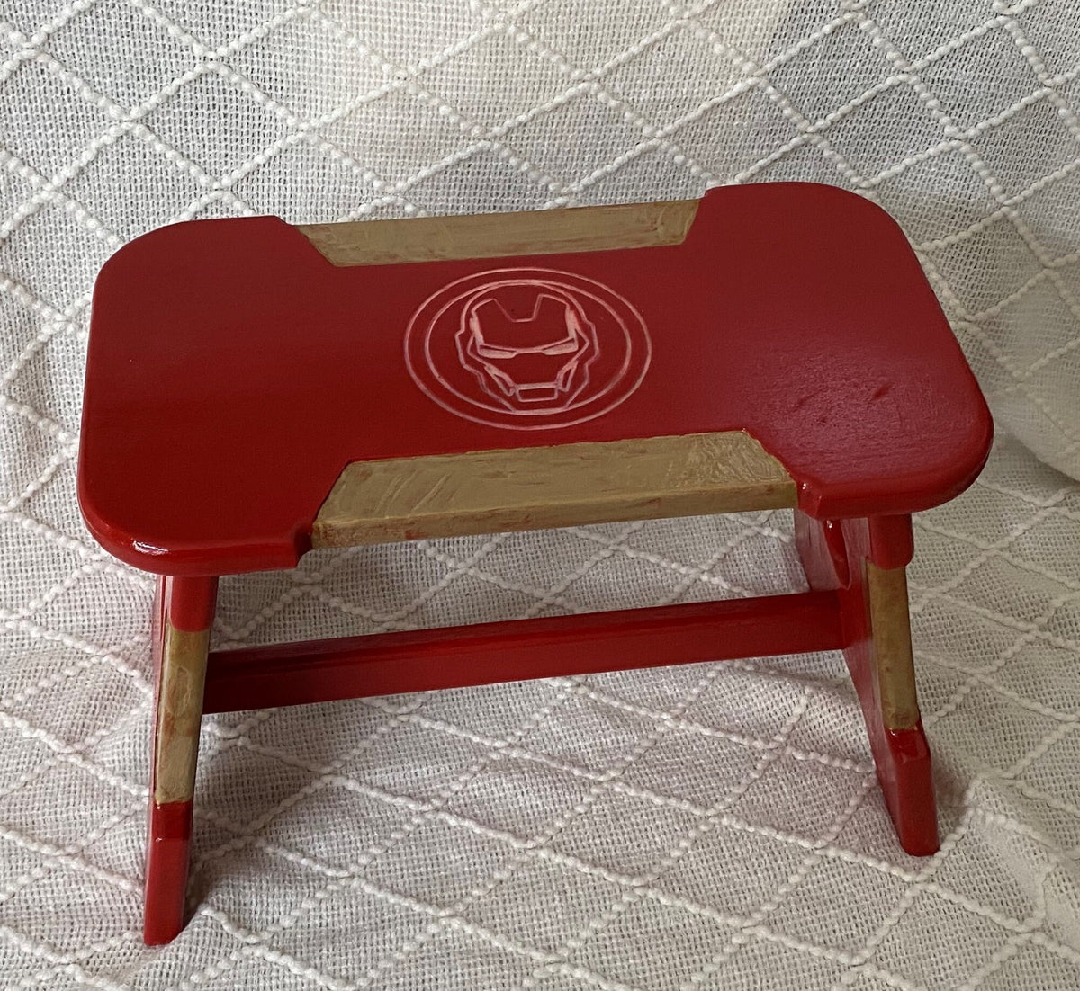 CNC plans for an Iron Man styled footstool
