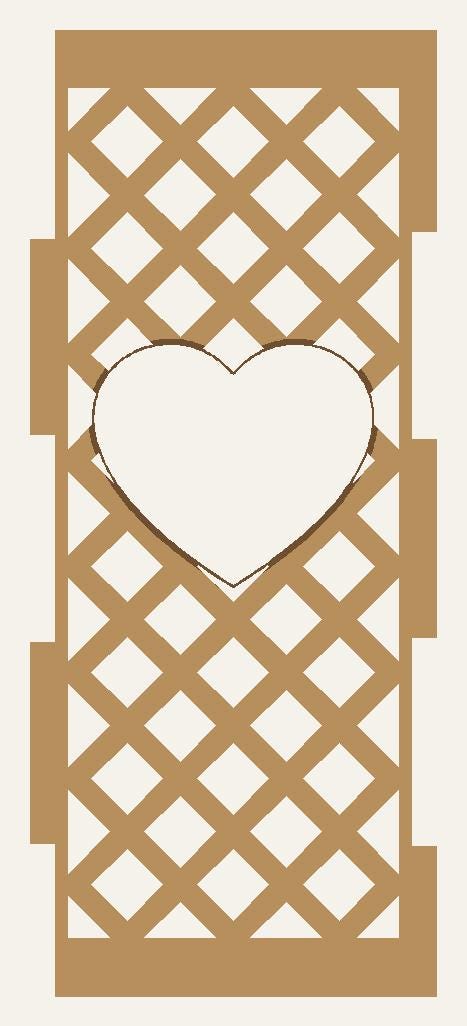 Japanese Heart Lantern CNC Plans – Now Includes STL Files for 3D Printed Panels!